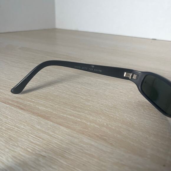 Vintage Bausch and Lomb Ray-Ban Mod 3172 Sunglasses Black 53-16-128 Made in USA - Picture 4 of 10